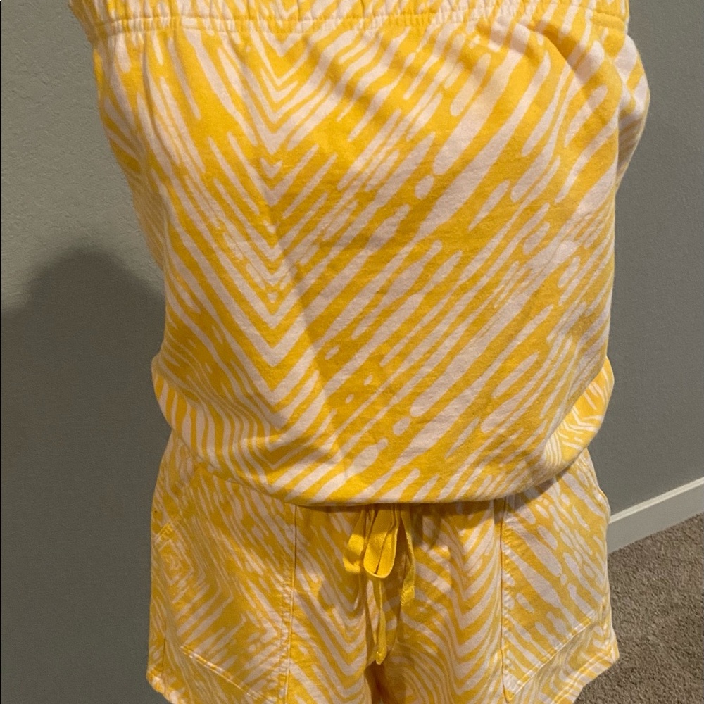 Cotton Romper, Size Small